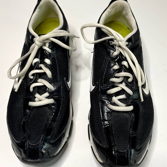 NIKE Zoom Trainer Shoes Black White 2008 Retro Athletic Running Sporty Size 9.5 - Picture 3 of 11